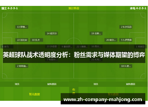 英超球队战术透明度分析:粉丝需求与媒体期望的博弈 英超球队战术透明度分析:粉丝需求与媒体期望的博弈